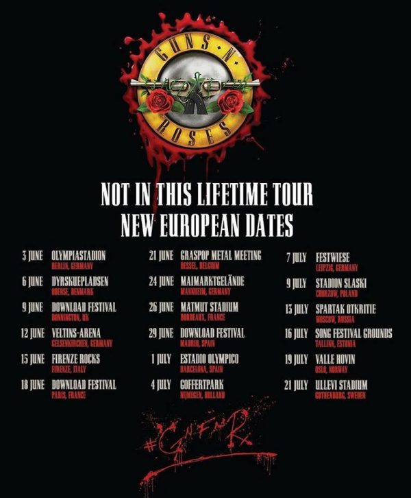 Información y precios de las entradas para ver a Guns N' Roses en Barcelona Metal Journal