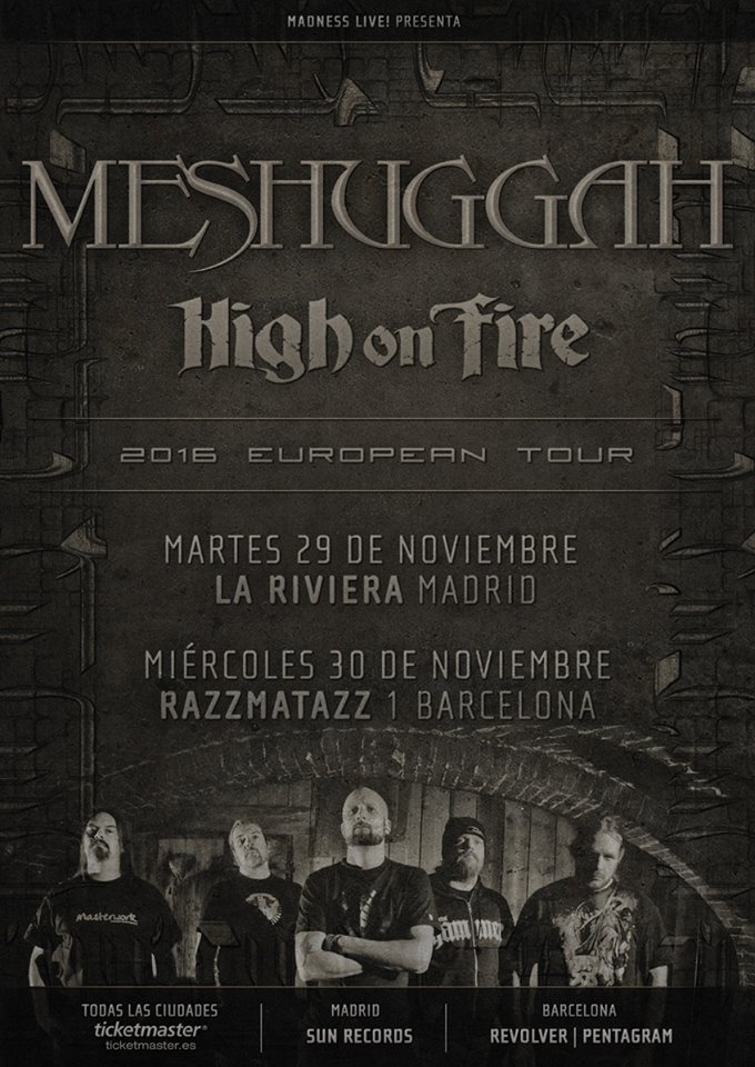 Meshuggah gira cartel