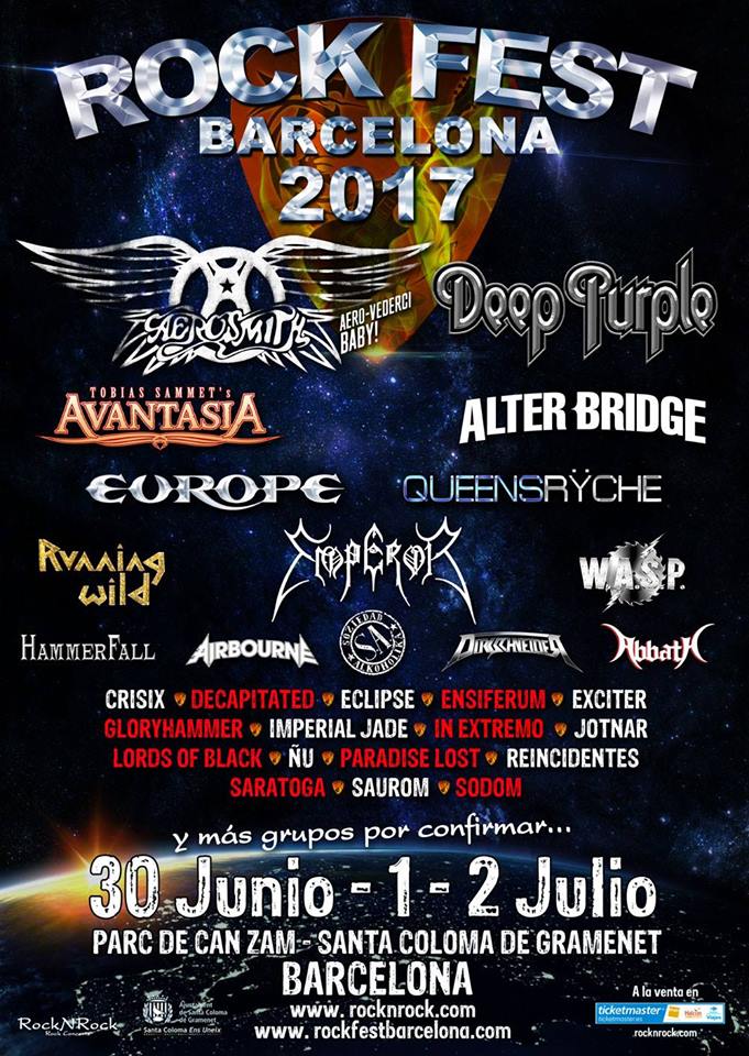 rock fest barcelona 2017 cartel pic 1