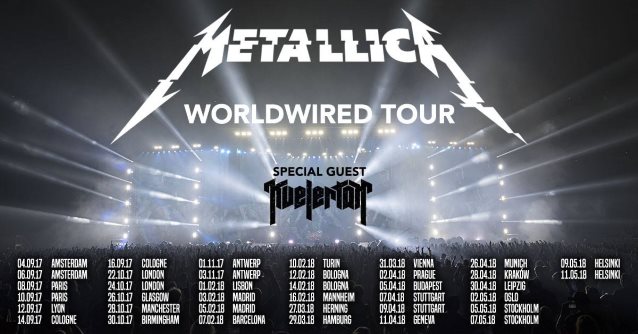metallica european tour