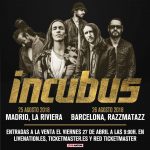 incubus agosto cartel
