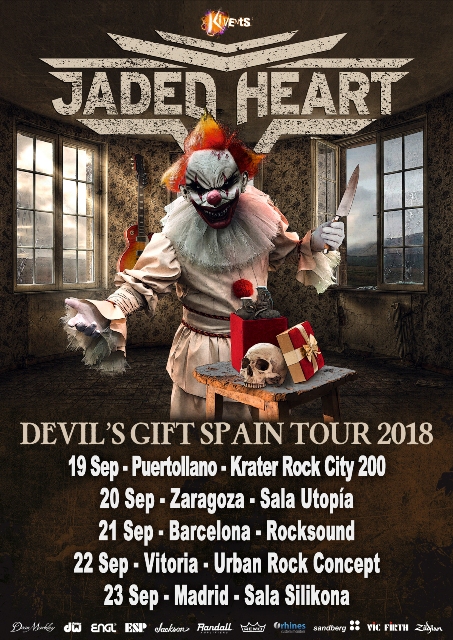 jaded heart - gira 2018