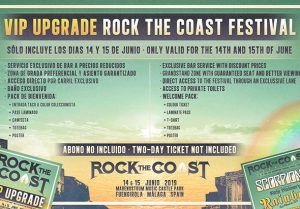 Rock The Coast VIP upgrade
