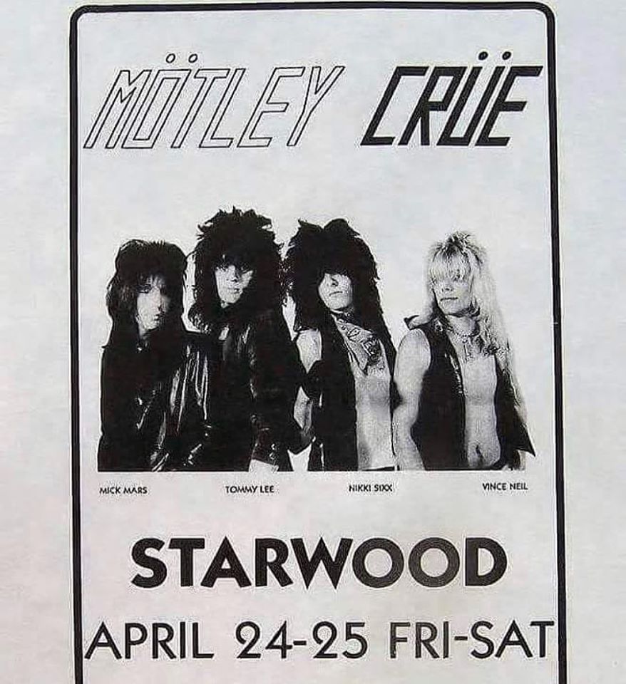 Mötley Crüe recuerda el repertorio de su primer concierto en The Starwood en 1981