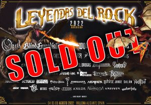 leyendas del rock 2022 - sold out