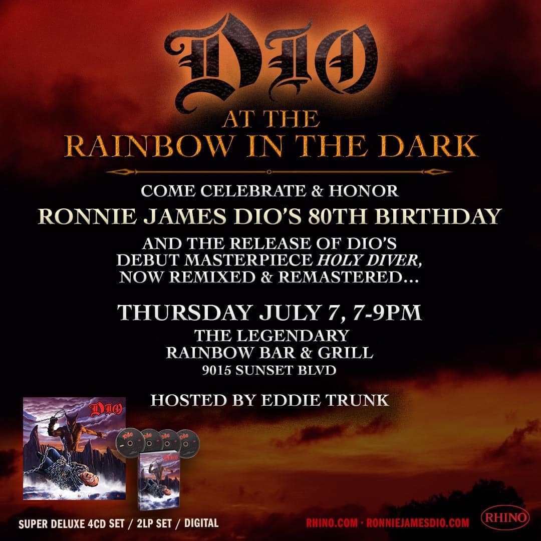 dio at the rainbo in the dark