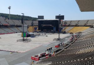 Iron Maiden - escenario Barcelona pic 2