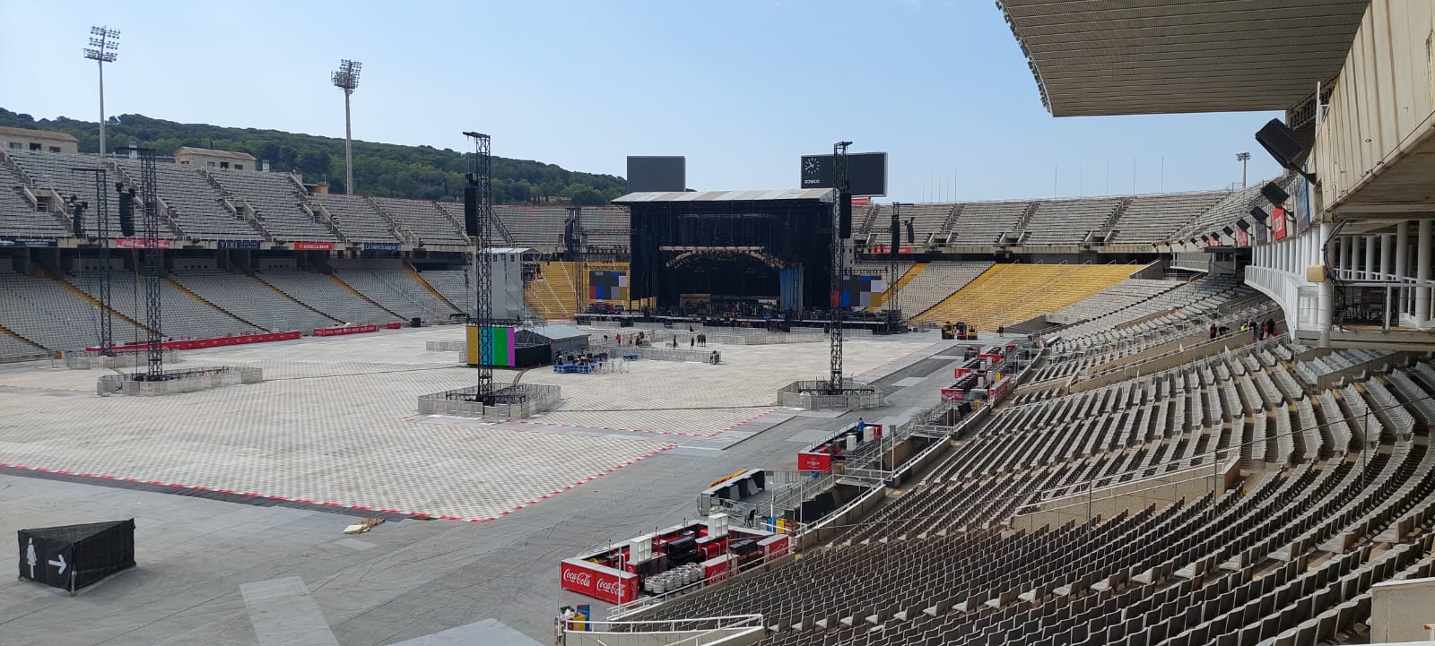 Iron Maiden - escenario Barcelona pic 2