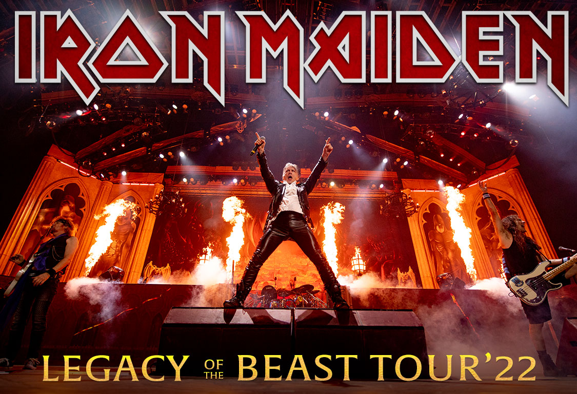 iron maiden - legacy of the beast tour 2022