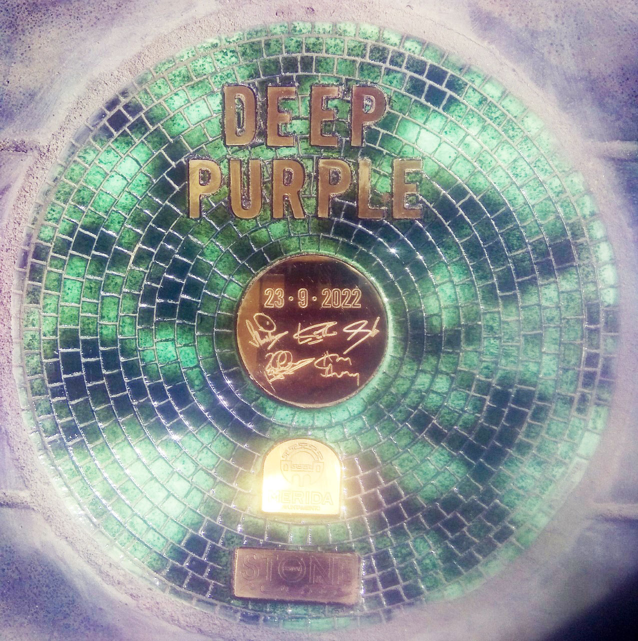 deep purple placa