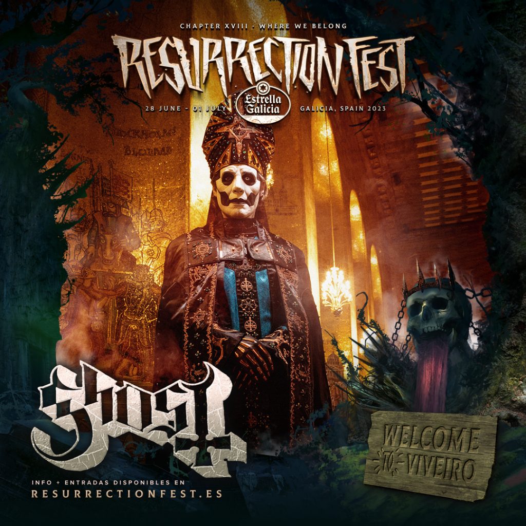 Resurrection Fest 2023 anuncia a Slipknot, Pantera, Ghost y más de 80