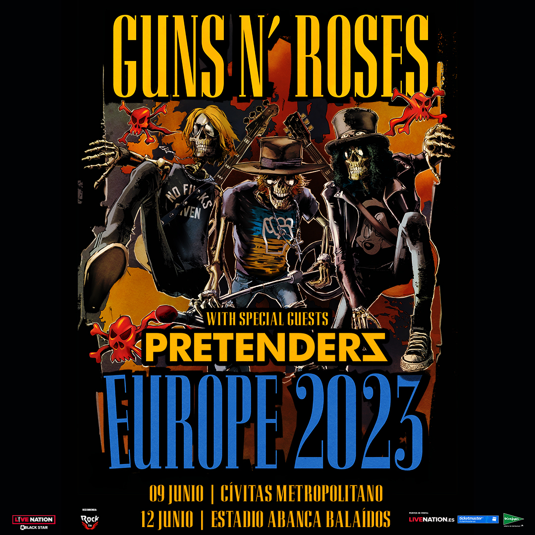 guns roses - the pretenders pic 1