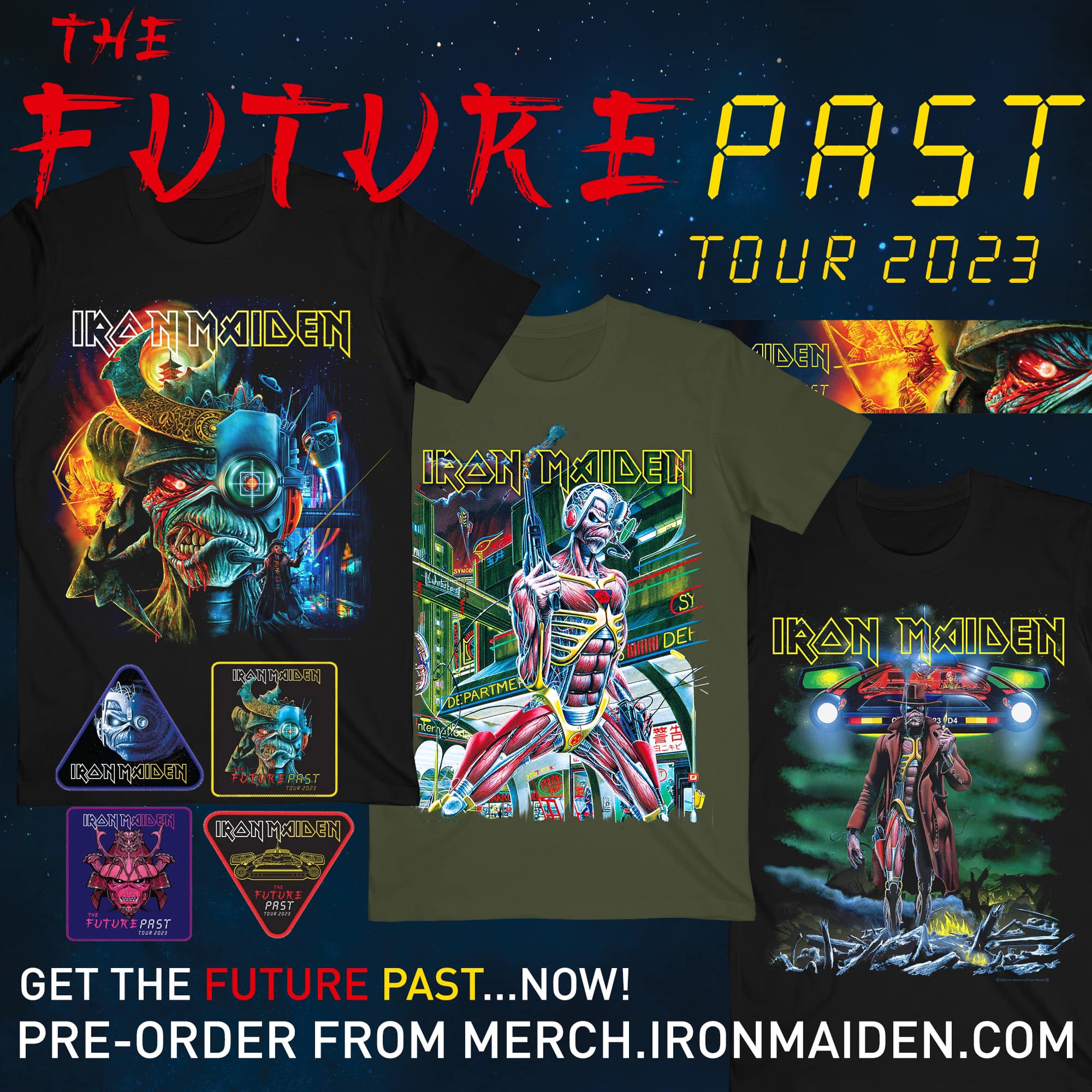 iron maiden - camisetas 2023