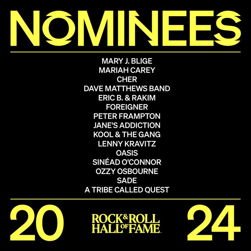 rock and roll hall of fame nominados 2024