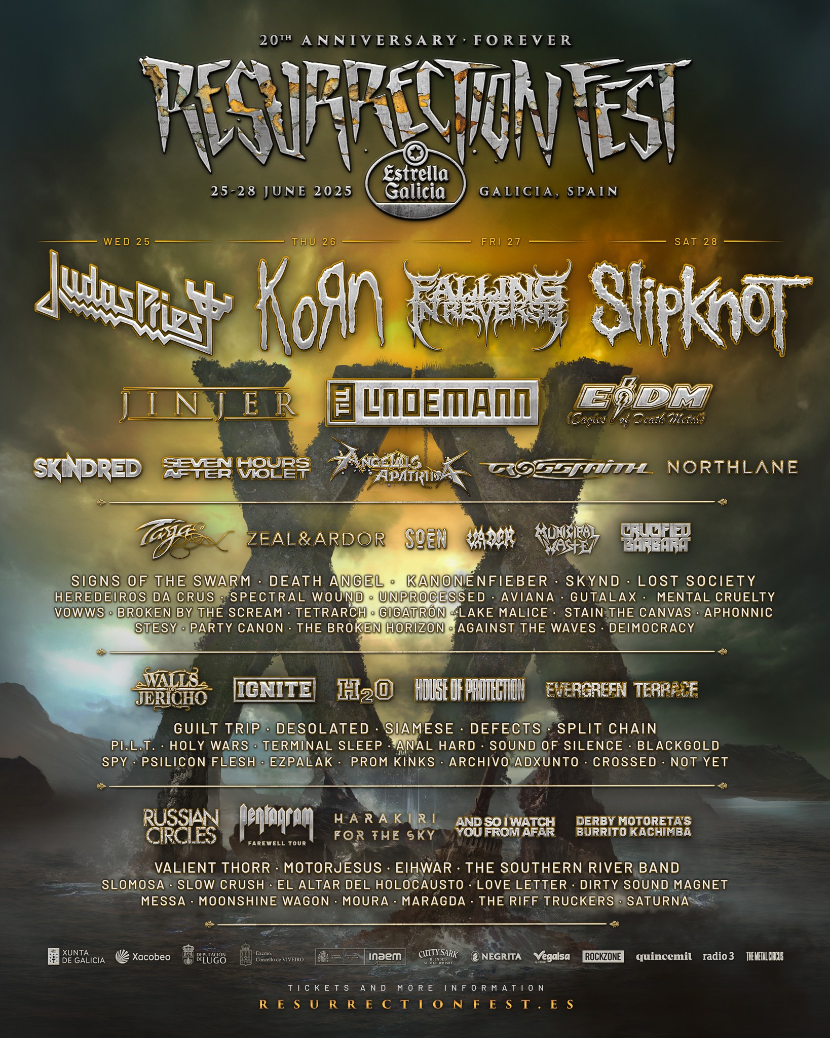 resurrection fest 2025 cartel pic 1