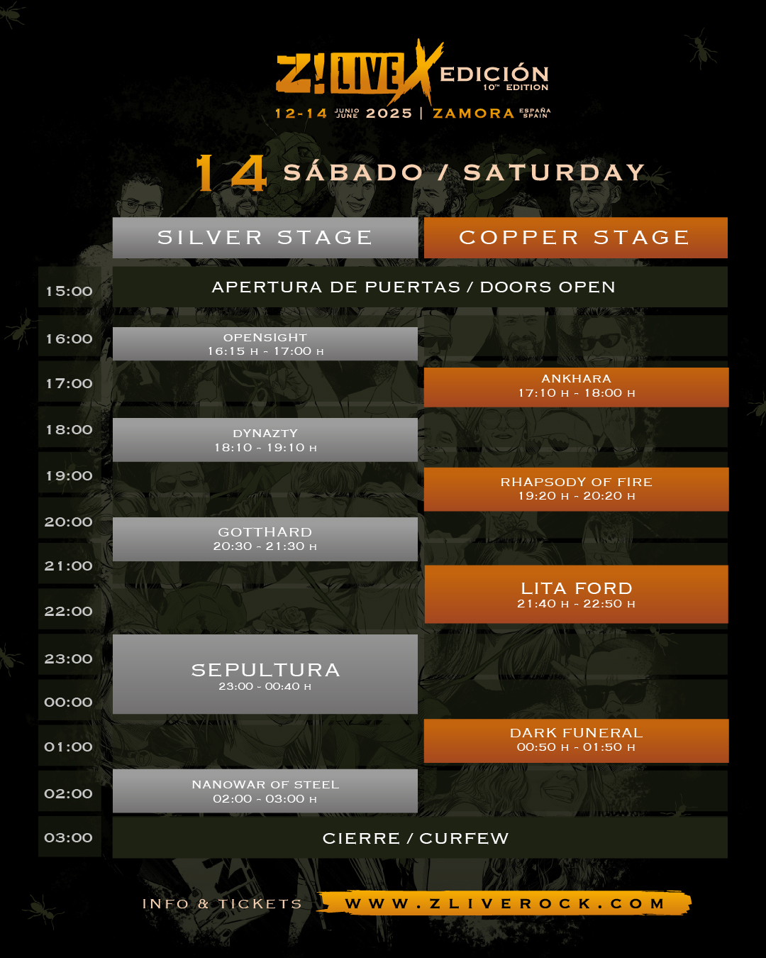 z live 14 de julio
