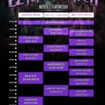leyendas del rock 2025 horarios 6 de agosto