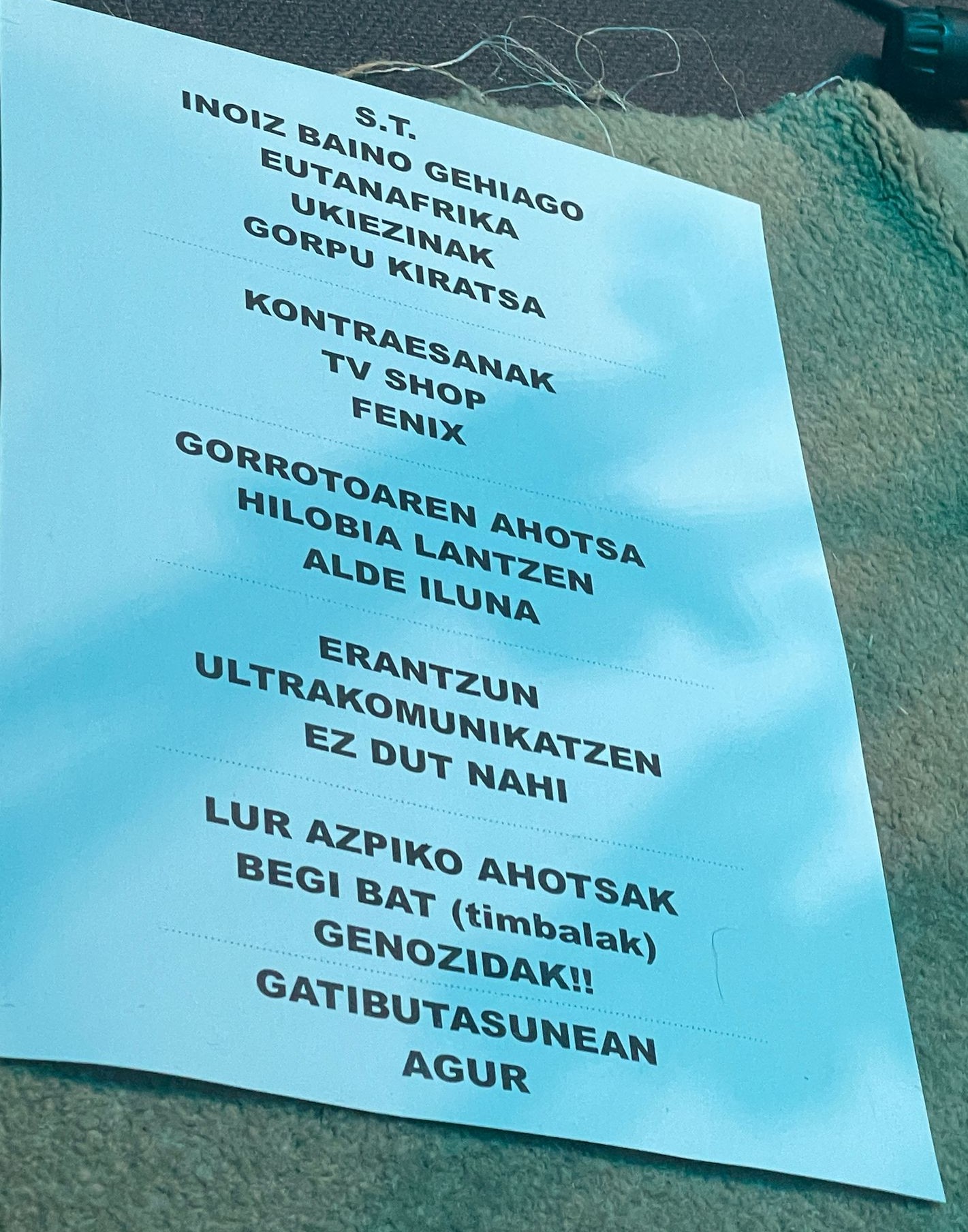 anestesia - setlist euskal metalheads fest
