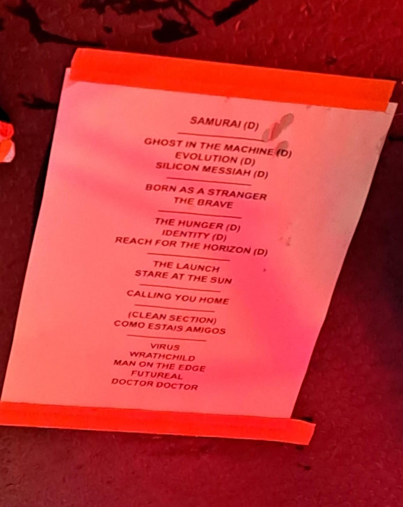 Blaze - Vitoria - Setlist