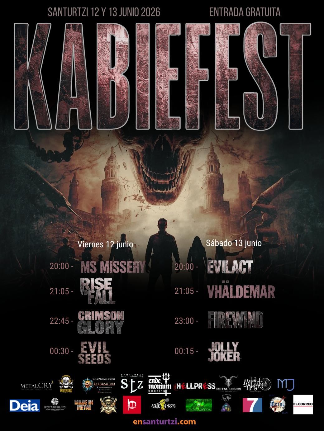 kabiefest 2026 - horarios