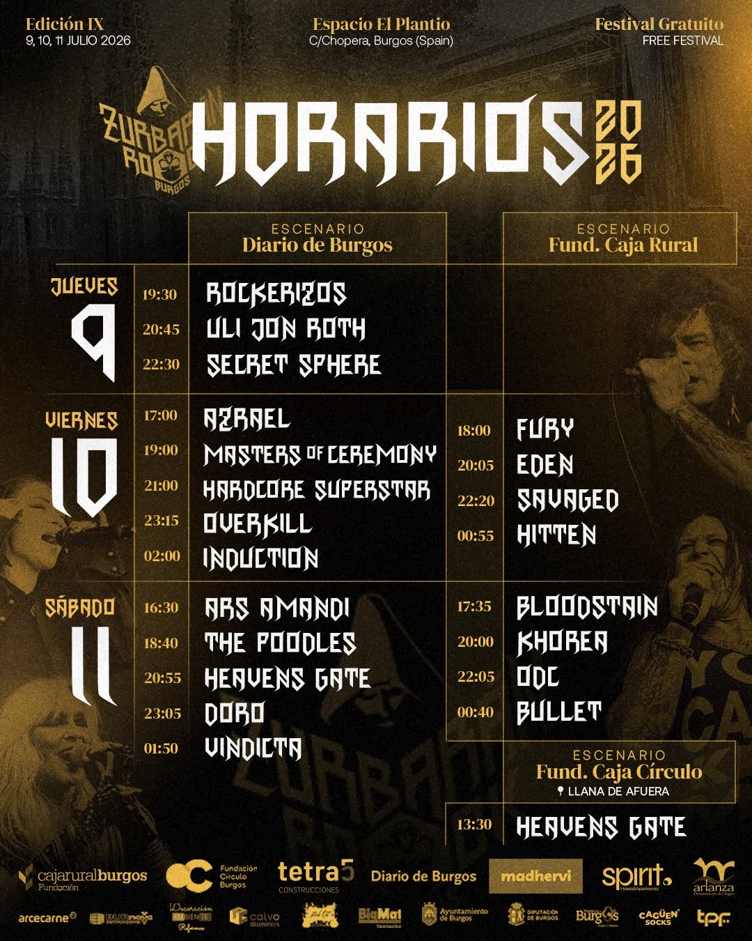 zurbarán 2026 - horarios